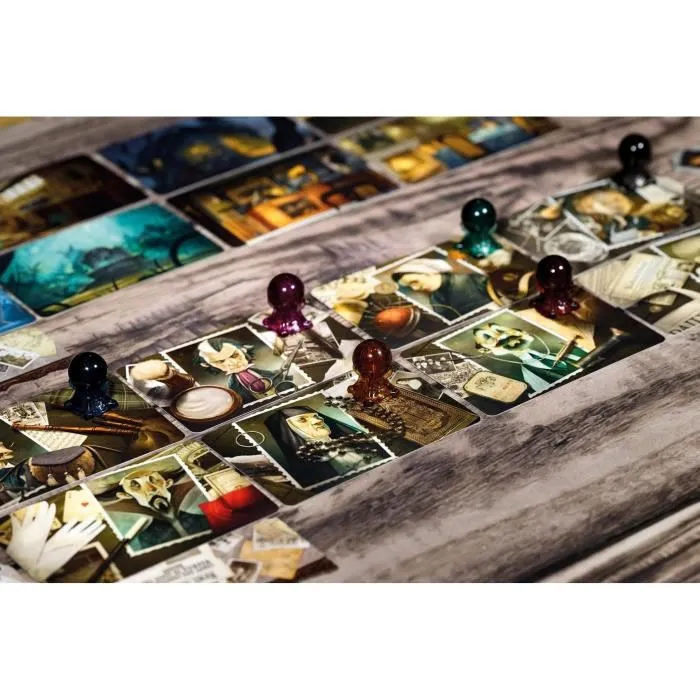 Asmodee Mysterium Nouvelle édition - Jeu de société d'enquête et d'intuition avec cartes vision illustrées - Version française