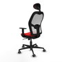 Piqueras y Crespo Chaise de Bureau avec Appui-tête 1D036G1 Rouge