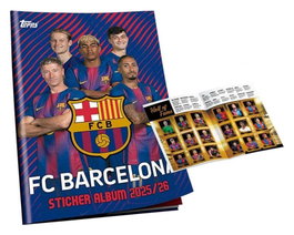 FC Barcelona 2025/26 album pour stickers Set