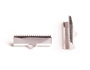 Innspiro Terminal métallique de type pince argenté 22x6mm (10 unités)