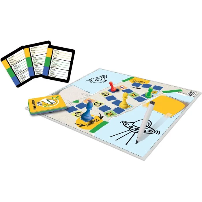 Liscianigiochi - Dessin'Mot - Jeu de société créatif pour adultes et enfants - À partir de 8 ans - Pour 2 à 4 joueurs - LUDOTECA