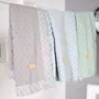 Roba Couverture pour Bébé Bio Lil Planet 80 x 80 cm - Coton Biologique Certifié GOTS - Motif Pois Vert