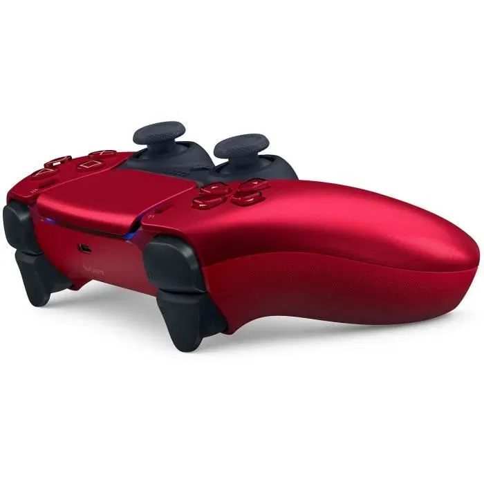 Sony DualSense Manette Sans Fil Volcanic Red - Retour Haptique, Gâchettes Adaptatives pour PS5 et PC avec Bluetooth, Microphone Intégré