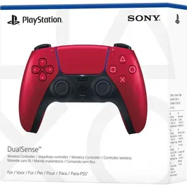 Sony DualSense Manette Sans Fil Volcanic Red - Retour Haptique, Gâchettes Adaptatives pour PS5 et PC avec Bluetooth, Microphone Intégré