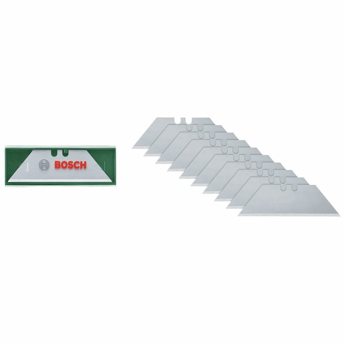 Bosch Set de 10 lames trapézoïdales en acier SK5 Bosch Set de 10 lames trapézoïdales en acier SK5