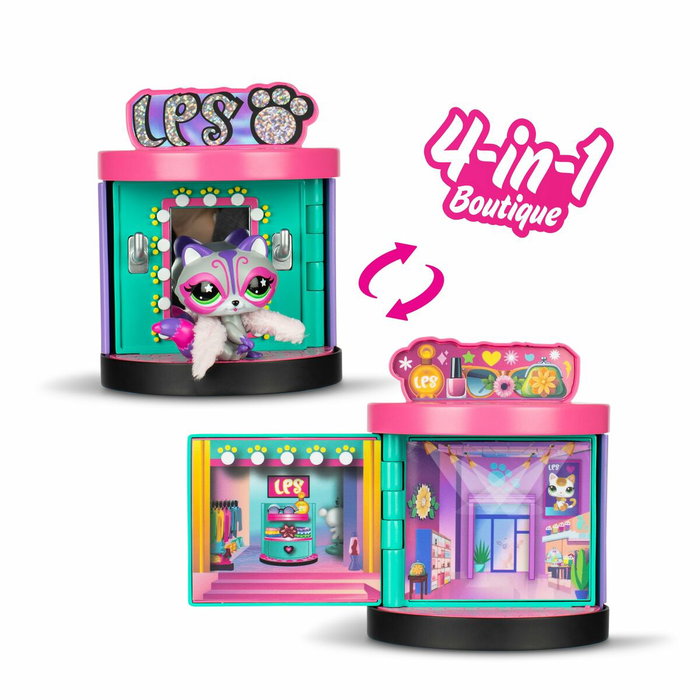 Bandai Coffret Sweet & Style Littlest Pet Shop avec 3 Petshops Deluxe et 15 accessoires Bandai Coffret Sweet & Style Littlest Pet Shop avec 3 Petshops Deluxe et 15 accessoires