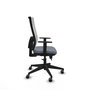 Piqueras y Crespo Chaise de Bureau Horna Gris et Blanc