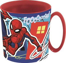 Stor Taza Micro Spiderman Mob Rules - Tasse Mug Spider-Man Mob Rules, 390 ml, Micro-ondes et Lave-vaisselle, à Partir de 36 Mois