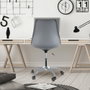 Home Deco Factory Silla C/Ruedas Kiruna Gris