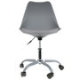 Home Deco Factory Silla C/Ruedas Kiruna Gris