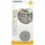 Dremel Lot de 4 disques émeri 425 pour polissage Ø 22,5mm