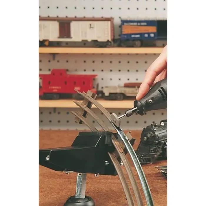 Dremel Lot de 4 disques à polir émeri 425 pour plastique et métal, diamètre 22.5mm pour outil rotatif multifonction