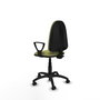 PIQUERAS Y CRESPO Chaise de bureau Aýna, Vert olive, mécanisme Contact permanent