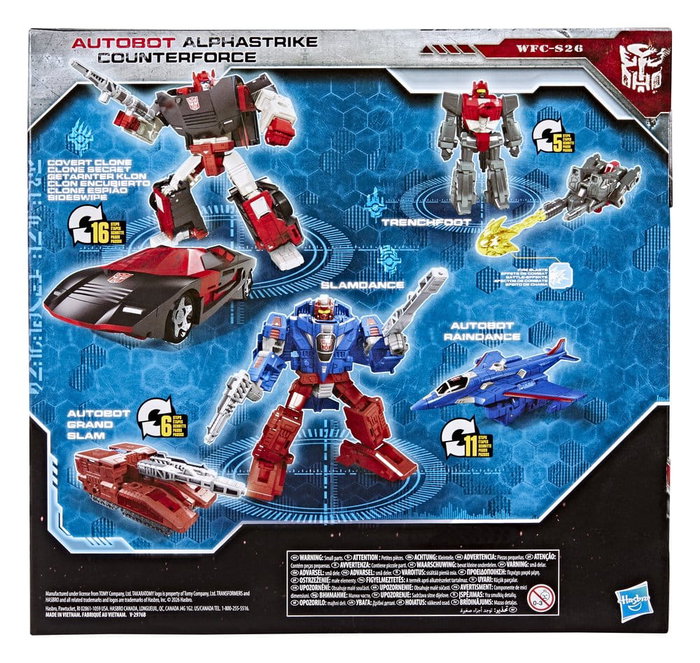 Hasbro Transformers Generations War for Cybertron: Siege Pack 3 Figurines Autobot Alphastrike Counterforce Hasbro Transformers Generations War for Cybertron: Siege Pack 3 Figurines Autobot Alphastrike Counterforce