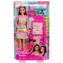 Barbie Poupée Tu Peux Être Maîtresse Jcr76 avec Accessoires Enseignants, anglais, français, allemand, italien, portugais, espagnol