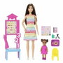 Barbie Coffret Maîtresse d'École avec Poupée et Accessoires