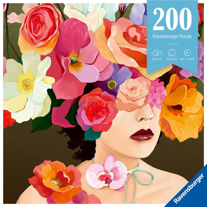 Ravensburger Puzzle Moment Rosa 200 Pièces – Puzzle Artisitque Coloré Relaxant