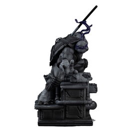 Iron Studios Tortues Ninja Statuette Donatello Variante Noir et Blanc 1/10