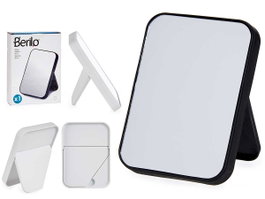 BERILO Lot de 36 petits miroirs en plastique assortis (Blanc et Noir)