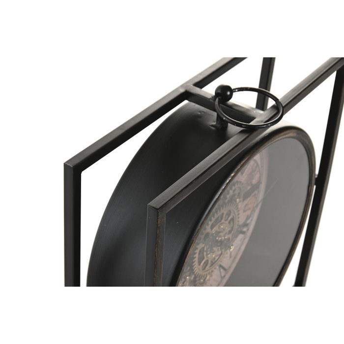 Home ESPRIT Horloge de table Noir Doré Vintage