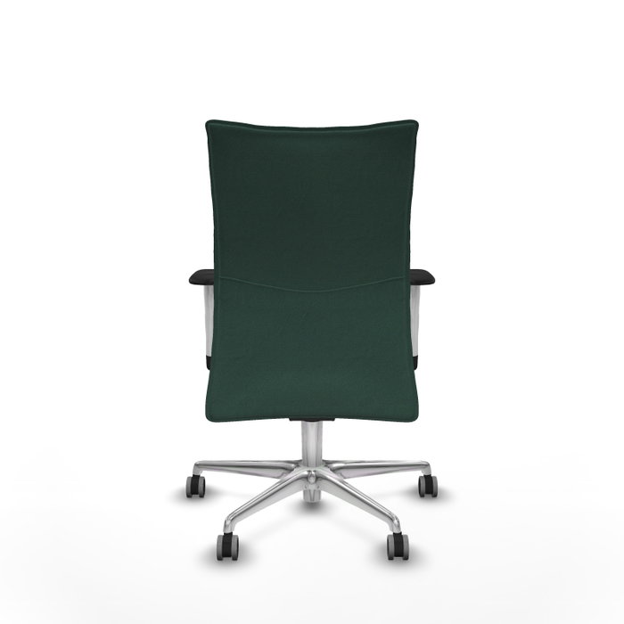 Piqueras Y Crespo Chaise de bureau Albacete confidente, mécanisme synchrone, Vert bouteille