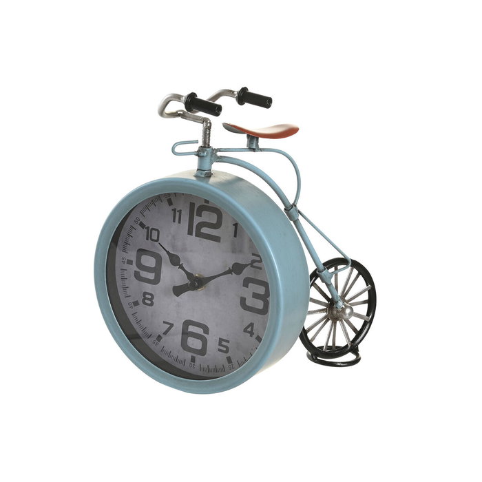 Horloge de table DKD Home Decor Bleu Vert Bicyclette Vintage (2 Unités) Horloge de table DKD Home Decor Bleu Vert Bicyclette Vintage (2 Unités)