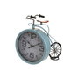 Horloge de table DKD Home Decor Bleu Vert Bicyclette Vintage (2 Unités)