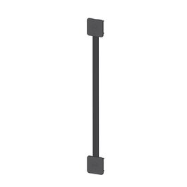 HERRAJES ALK Kit d'alignement avec couvercle, noir/gris (Pack de 2)
