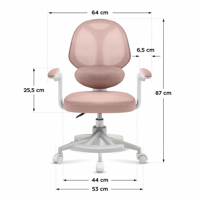 Chaise de Bureau Mark Adler MA-JUNIOR 4.5 PINK Rose