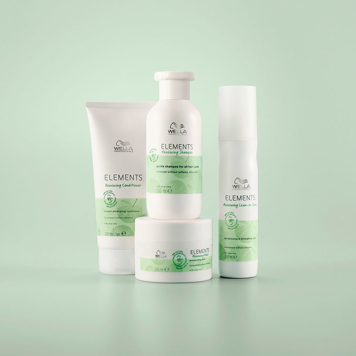 Wella Professionals ELEMENTS Shampoing doux régénérant sans sulfate pour tous types de cheveux 500 ml