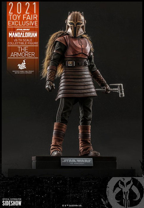 Hot Toys Star Wars The Mandalorian Figurine 1/6 The Armorer Toy Fair Exclusive 29 cm