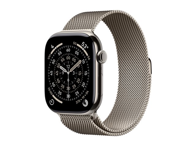 Apple Watch Series 11 GPS + Cellular 46 mm Titanium Natural with Milanese Loop M/L Apple Watch Series 11 GPS + Cellular 46 mm Titanium Natural with Milanese Loop M/L