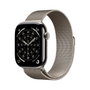 Apple Watch Series 11 GPS + Cellular 46 mm Titane Naturel Milanese Loop M/L