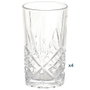 Cook Concept Lot de 4 verres à cocktail de 350 ml en verre gravé