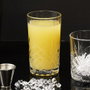 Cook Concept Lot de 4 verres à cocktail de 350 ml en verre gravé
