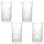 Cook Concept Lot de 4 verres à cocktail de 350 ml en verre gravé