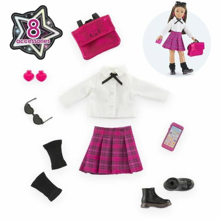 Corolle Dressing College Anglais - 8 Accessoires