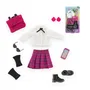 Corolle Dressing College Anglais - 8 accessoires pour poupée 28 cm - Tenue étudiante anglaise - À partir de 4 ans