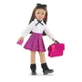 Corolle Dressing College Anglais - 8 accessoires pour poupée 28 cm - Tenue étudiante anglaise - À partir de 4 ans