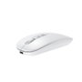 Coolbox Souris sans fil IA W02 Bluetooth 5.0 RF USB-C Rechargeable Optique 1600 DPI Blanc