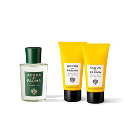 Acqua di Parma Coffret Colonia C.L.U.B avec Eau de Cologne 100ml, Gel Lavant 75ml et Lotion 75ml