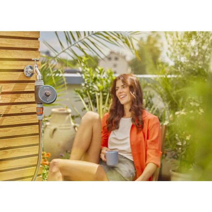 Gardena Programmateur d'arrosage Easy - Pour robinets 20/27 et 26/34 - 17 cycles d'arrosage prédéfinis Gardena Programmateur d'arrosage Easy - Pour robinets 20/27 et 26/34 - 17 cycles d'arrosage prédéfinis