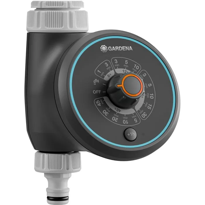 Gardena Programmateur d'arrosage Easy - Pour robinets 20/27 et 26/34 - 17 cycles d'arrosage prédéfinis Gardena Programmateur d'arrosage Easy - Pour robinets 20/27 et 26/34 - 17 cycles d'arrosage prédéfinis