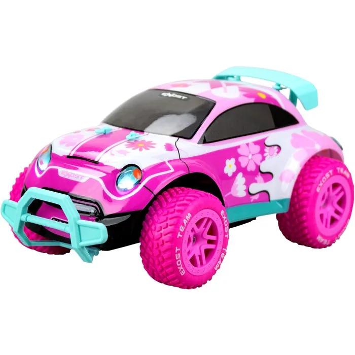 Silverlit EXOST Pixie II - Voiture télécommandée tout-terrain 1/12 - 27 MHz - Batterie rechargeable - Rose - Pour enfant dès 5 ans