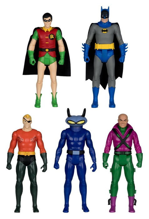 McFarlane Toys DC Retro assortiment figurines Super Friends Wave 15 (Lot de 6) - 15 cm McFarlane Toys DC Retro assortiment figurines Super Friends Wave 15 (Lot de 6) - 15 cm