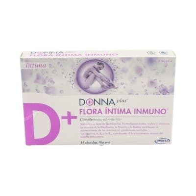 DONNAPLUS Flora Intima Inmuno 14 Capsules - Probiotiques pour la Flore Intime et Immunité DONNAPLUS Flora Intima Inmuno 14 Capsules - Probiotiques pour la Flore Intime et Immunité