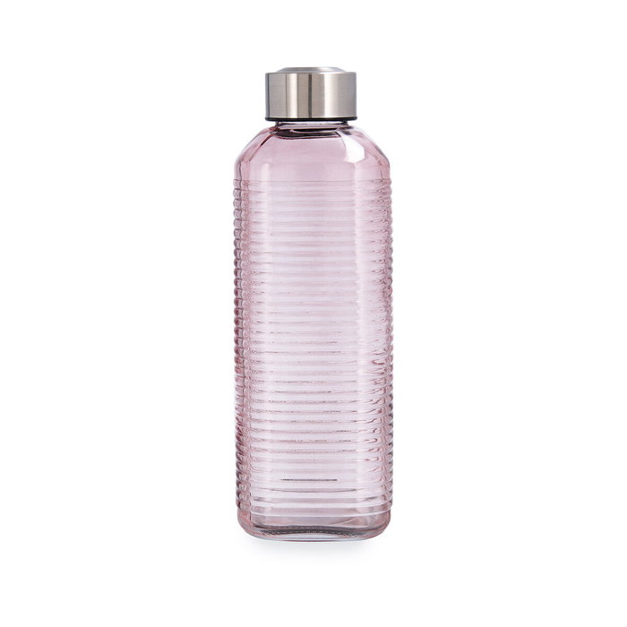 Bouteille d'eau Quid Velvet Rose verre 1 L (12 Unités)