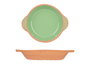 La Dehesa Cazuela en terre cuite ronde avec anses 20 cm vert (Set de 8)