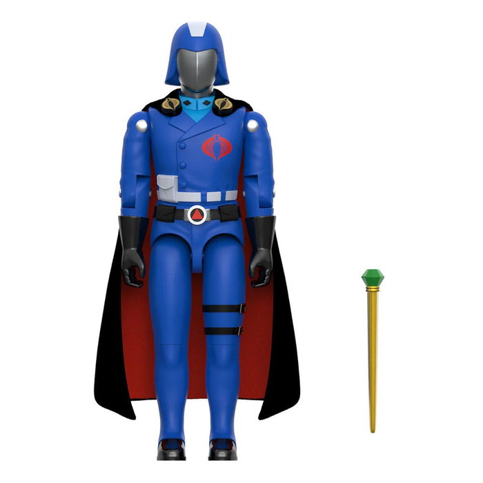 GI Joe Wave 6 figurine ReAction+ Cobra Commander (Movie, Black Cape) 10 cm GI Joe Wave 6 figurine ReAction+ Cobra Commander (Movie, Black Cape) 10 cm