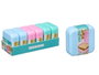 LEKNES Lot de 24 fiambreras en plastique assorties Bleu, Rose, Vert